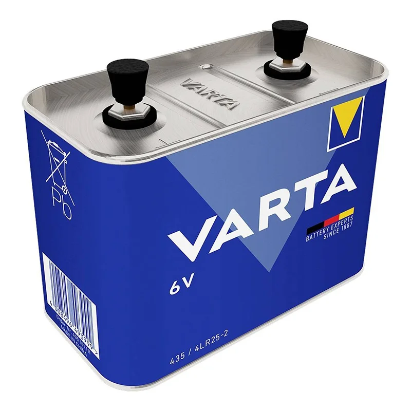 Pilas de Bloque Alcalinas Especial Varta 435 4LR25-2 6V (1 Unidad)