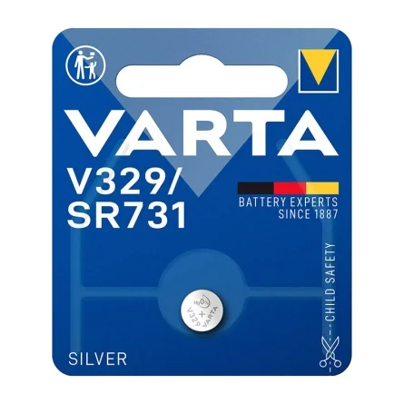 Pilas de Botón Óxido de Plata Varta V329 SR731 (1 Unidad)