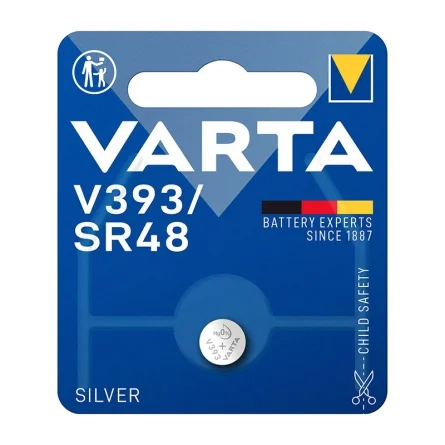 Pilas de Botón Óxido de Plata Varta V393 SR48 (1 Unidad)