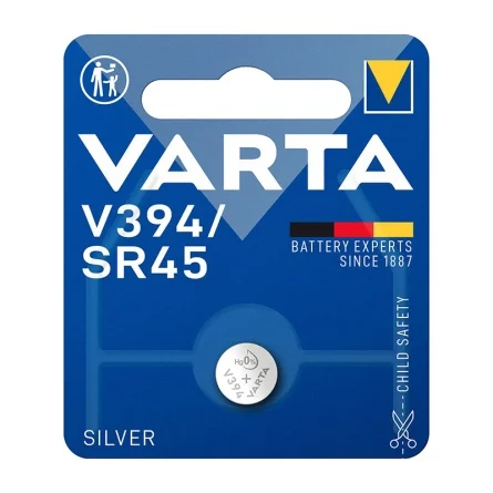 Pilas de Botón Óxido de Plata Varta V394 SR45 (1 Unidad)