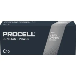 Pilas Alcalinas Procell C LR14 Constant Power (10 Unidades)