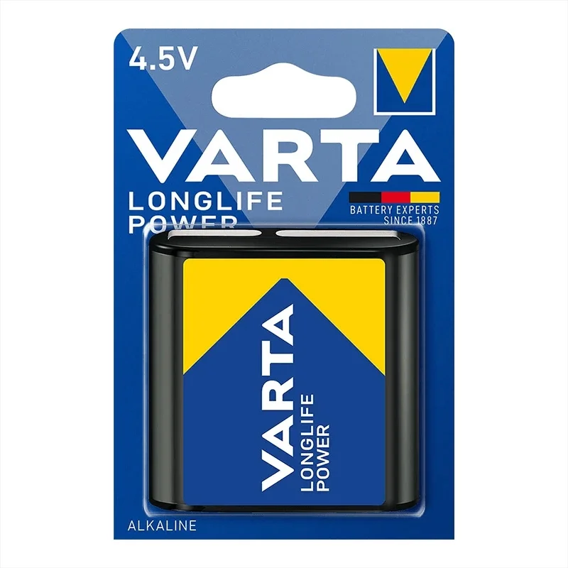 Pilas Alcalinas Varta 4.5V Longlife Power (1 Unidad)