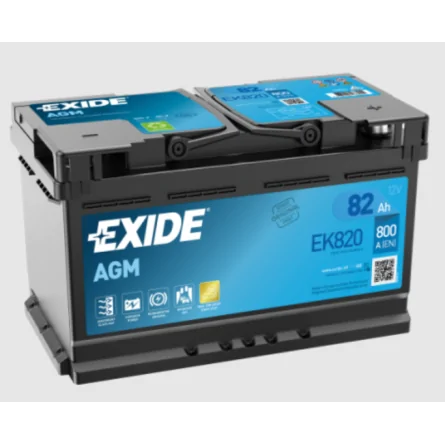 Exide Start Stop AGM EK820