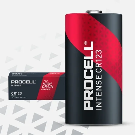 Pilas Litio Procell CR123 Intense (10 Unidades)